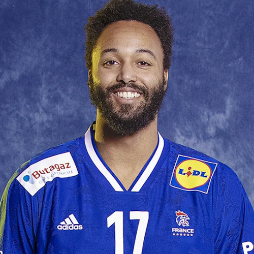 Timothey N'Guessan, handballeur de l'équipe de France
