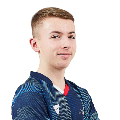 Flavien Coton, pongiste français de l'équipe de France