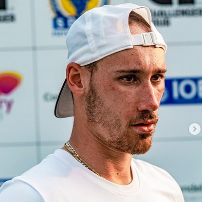 Kyrian Jacquet, tennisman français de l'équipe de France